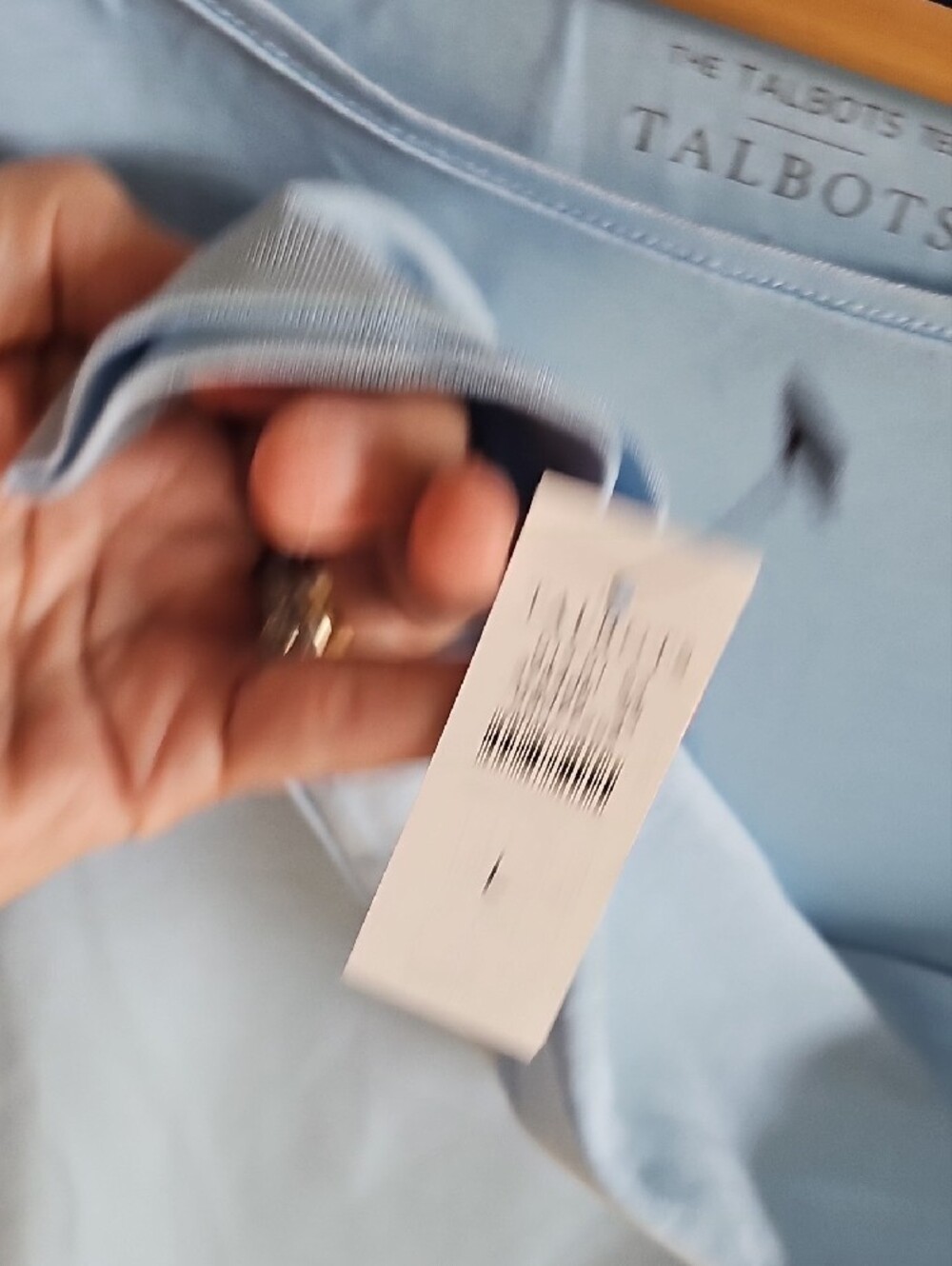 Talbots Sea Salt Boatneck Long Sleeve Tee - Picture 9 of 10